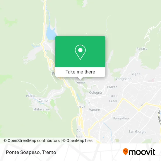 Ponte Sospeso map
