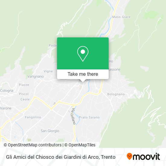 Gli Amici del Chiosco dei Giardini di Arco map