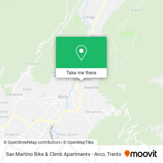 San Martino Bike & Climb Apartments - Arco map