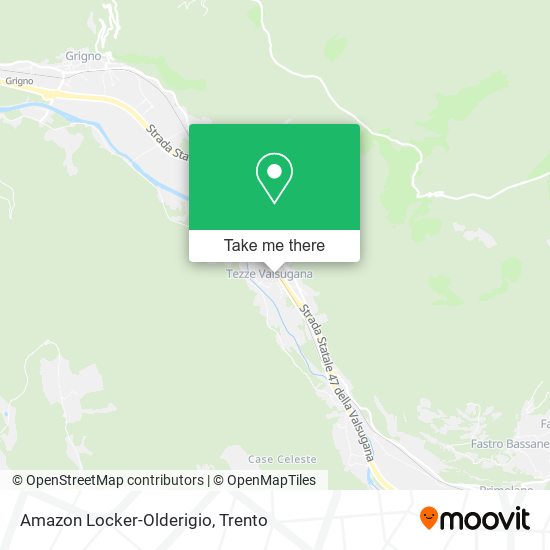 Amazon Locker-Olderigio map