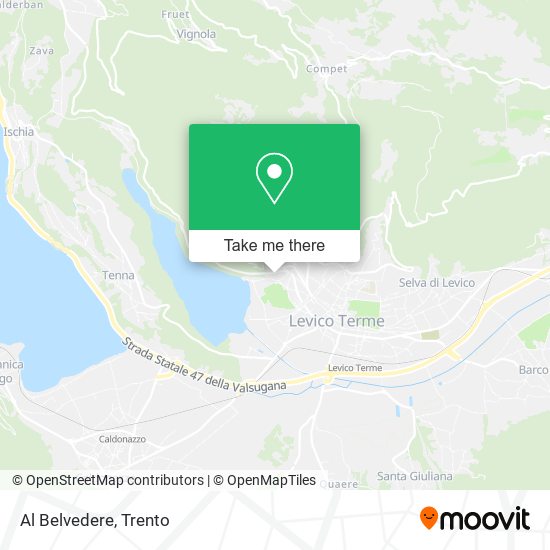 Al Belvedere map