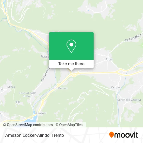 Amazon Locker-Alindo map
