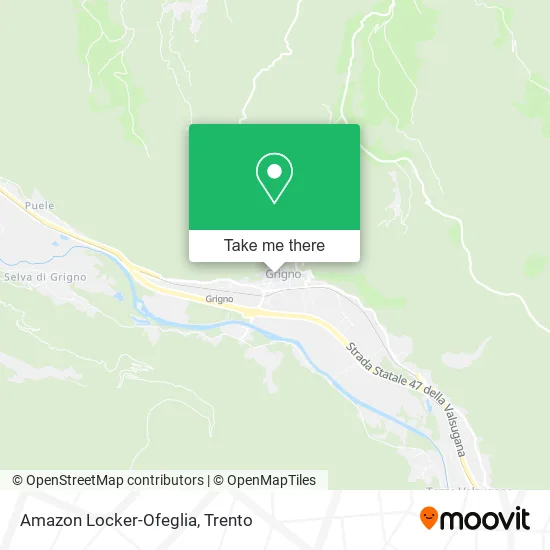 Amazon Locker-Ofeglia map