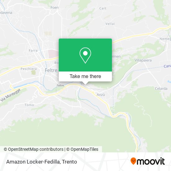Amazon Locker-Fedilla map