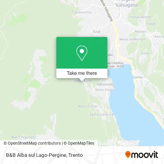 B&B Alba sul Lago-Pergine map