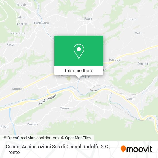 Cassol Assicurazioni Sas di Cassol Rodolfo & C. map