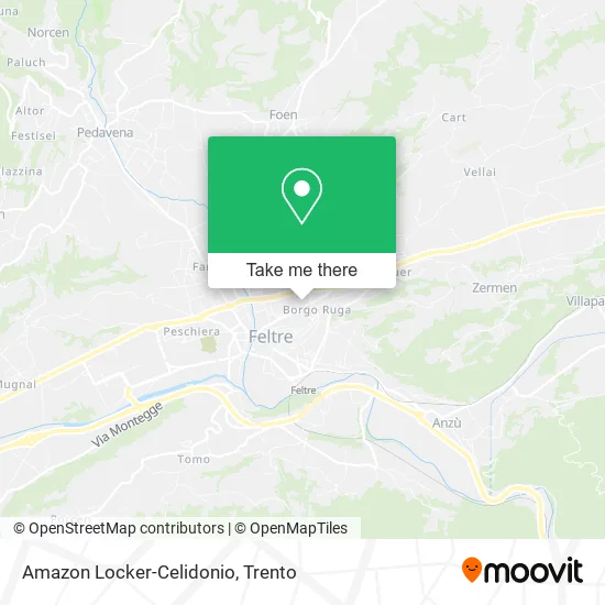 Amazon Locker-Celidonio map