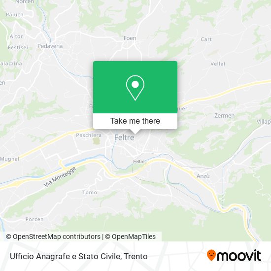 Ufficio Anagrafe e Stato Civile map