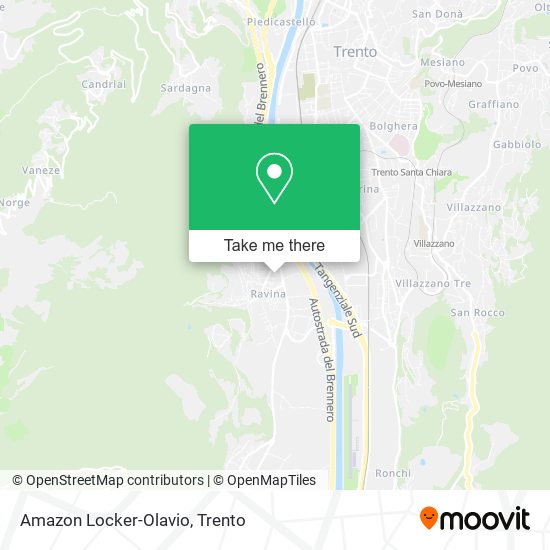 Amazon Locker-Olavio map