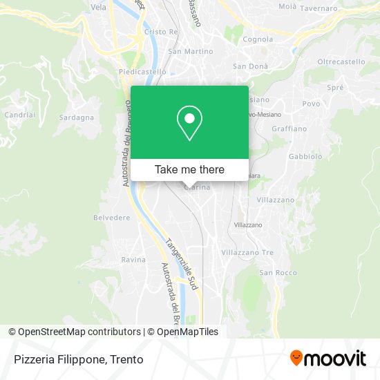 Pizzeria Filippone map