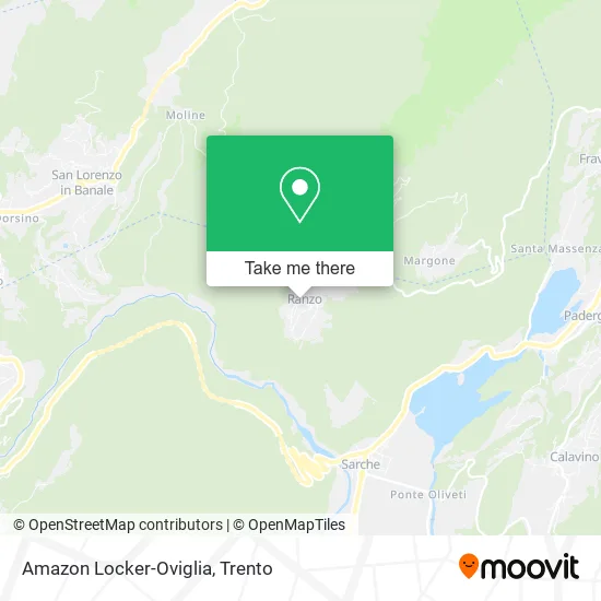 Amazon Locker-Oviglia map