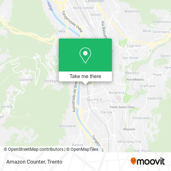 Amazon Counter map