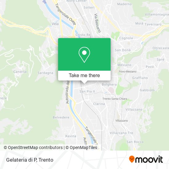 Gelateria di P map