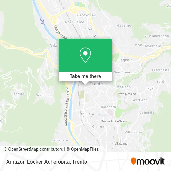Amazon Locker-Acheropita map