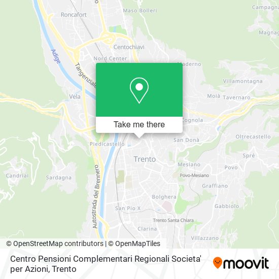 Centro Pensioni Complementari Regionali Societa' per Azioni map