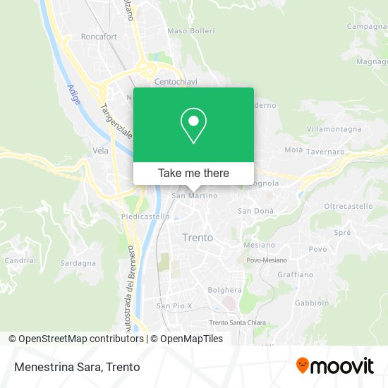 Menestrina Sara map