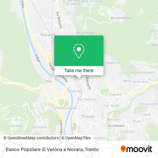 Banco Popolare di Verona e Novara map