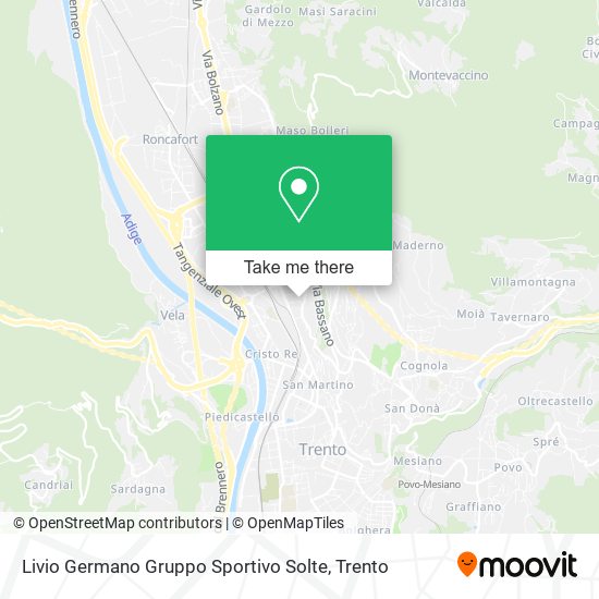 Livio Germano Gruppo Sportivo Solte map