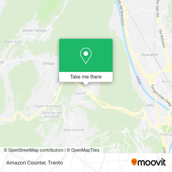 Amazon Counter map