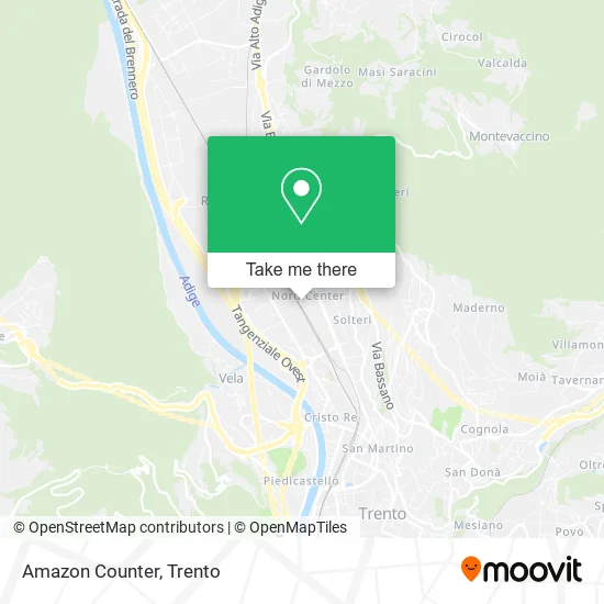Amazon Counter map