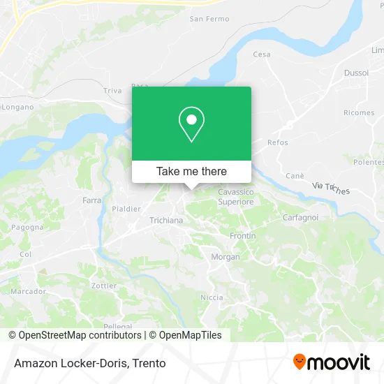Amazon Locker-Doris map