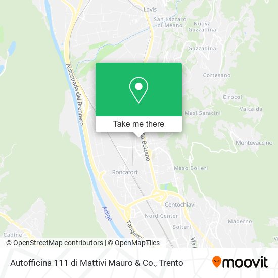 Autofficina 111 di Mattivi Mauro & Co. map