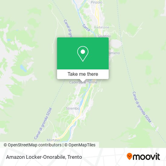 Amazon Locker-Onorabile map