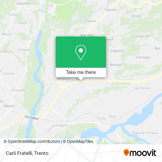 Carli Fratelli map
