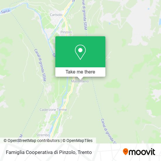 Famiglia Cooperativa di Pinzolo map