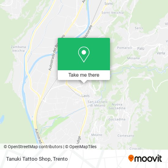 Tanuki Tattoo Shop map