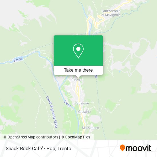 Snack Rock Cafe' - Pop map