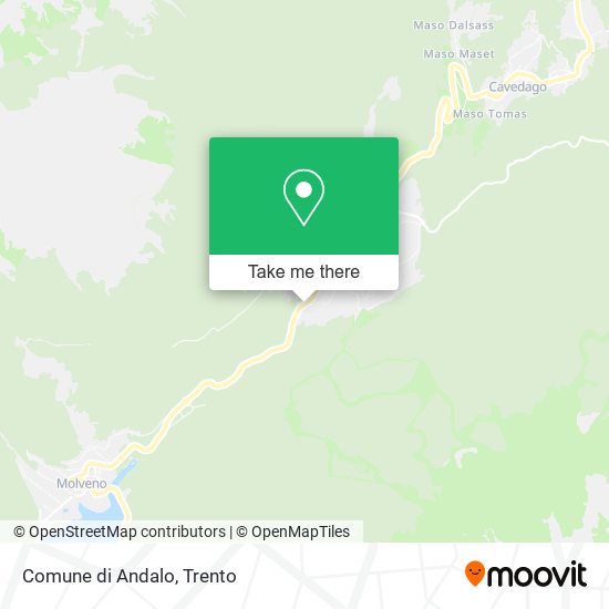 Comune di Andalo map