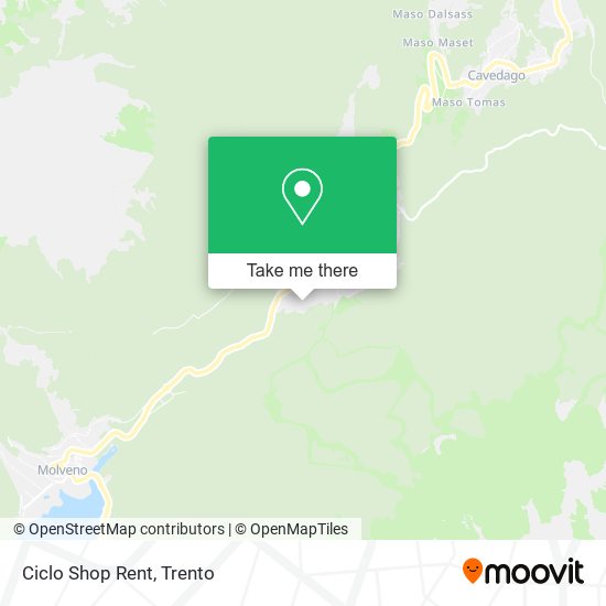 Ciclo Shop Rent map