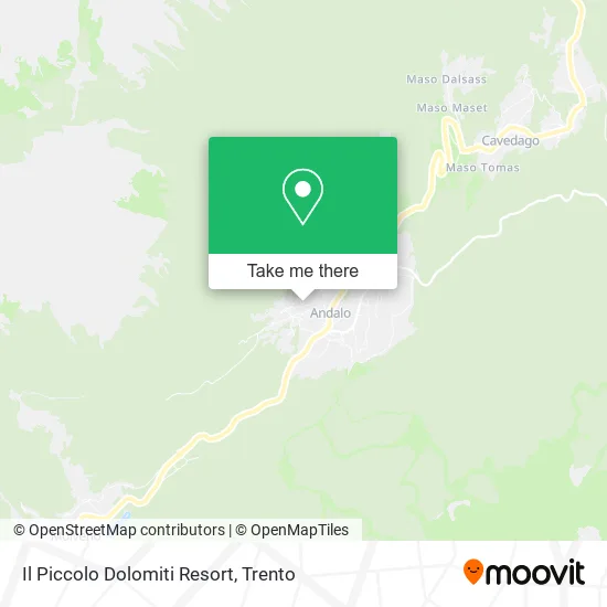 Il Piccolo Dolomiti Resort map