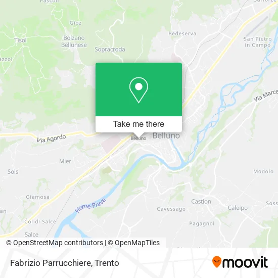 Fabrizio Parrucchiere map