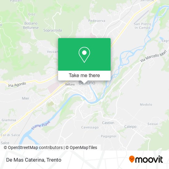 De Mas Caterina map