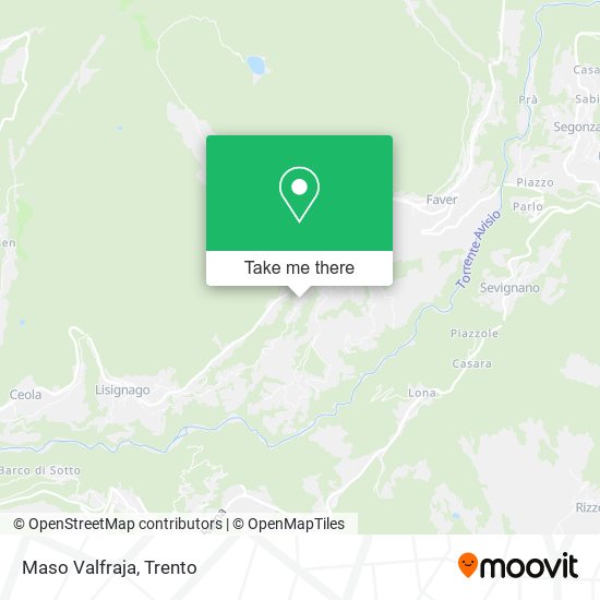 Maso Valfraja map