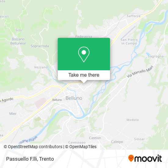 Passuello F.lli map