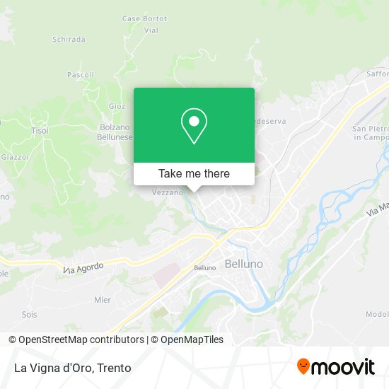 La Vigna d'Oro map