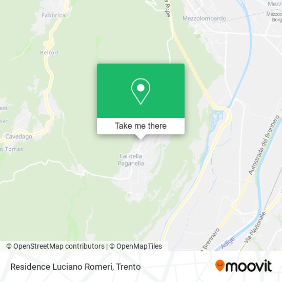 Residence Luciano Romeri map