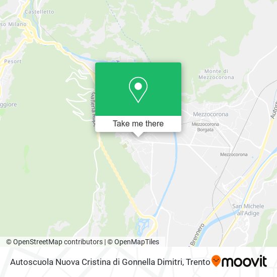 Autoscuola Nuova Cristina di Gonnella Dimitri map