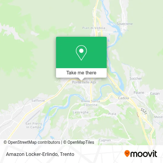 Amazon Locker-Erlindo map