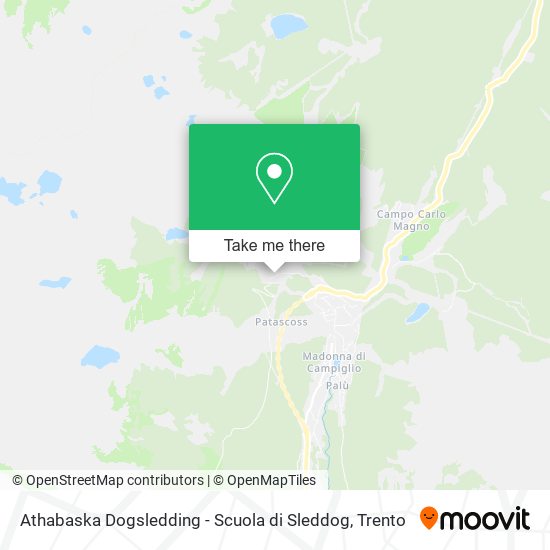 Athabaska Dogsledding - Scuola di Sleddog map