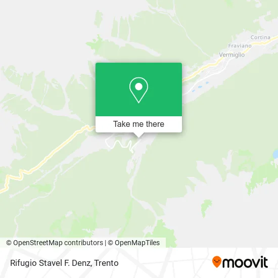 Stavel F. Denz Mountain Hut map