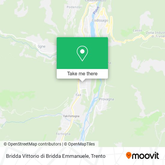 Bridda Vittorio di Bridda Emmanuele map