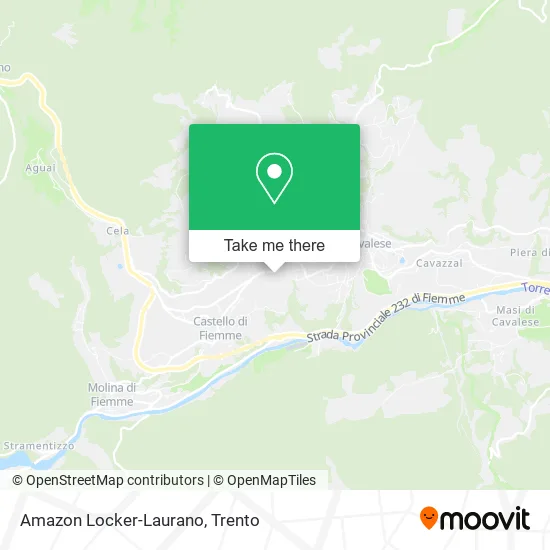 Amazon Locker-Laurano map