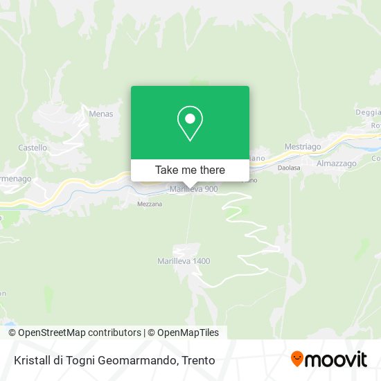 Kristall di Togni Geomarmando map