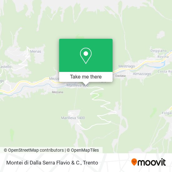 Montei di Dalla Serra Flavio & C. map