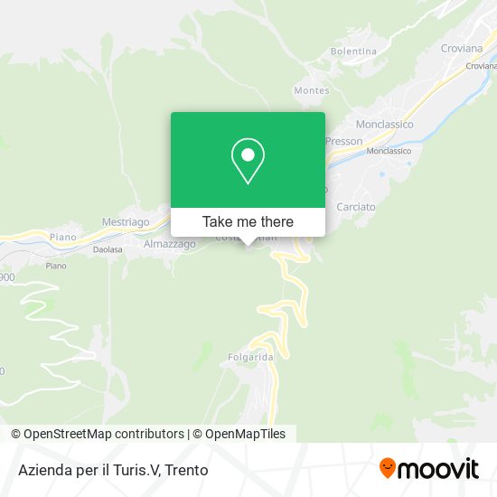 Azienda per il Turis.V map