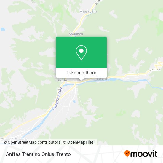 Anffas Trentino Onlus map